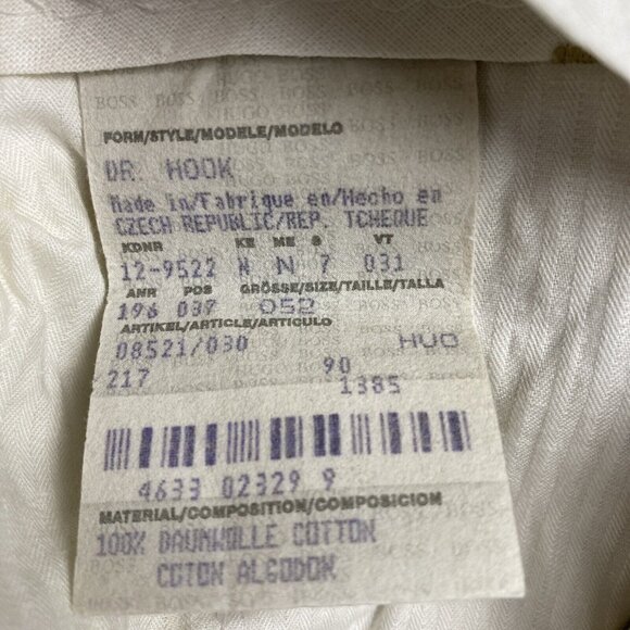 Hugo Boss Dr Hook Wool Dress Pants, Slacks Men's 34X30 Borgosesia Egypt‎ Cotton - Picture 10 of 12